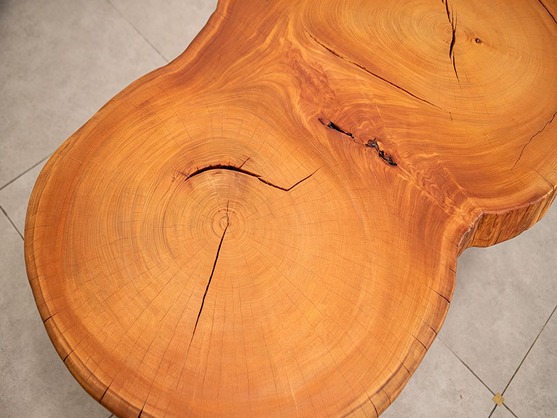 live edge coffee table