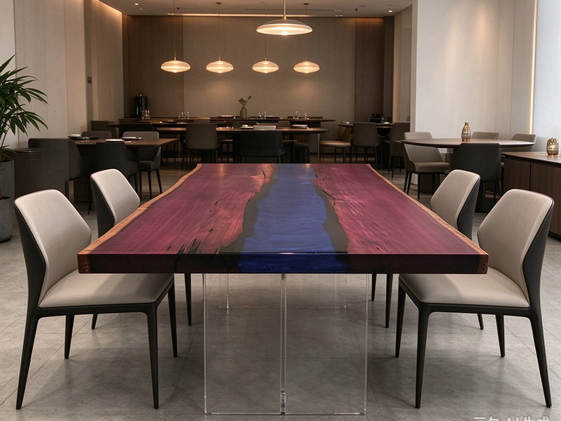 solid wood dining table